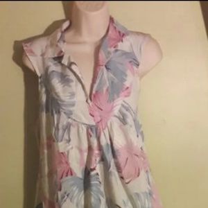 Yakko women's multi color floral dress, size 18/20